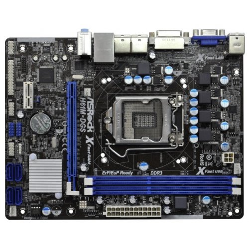 Продать Материнская плата AsRock H61M-DGS OEM (s1155, Intel H61) по Trade-In интернет-магазине Телемарт - Киев, Днепр, Украина фото