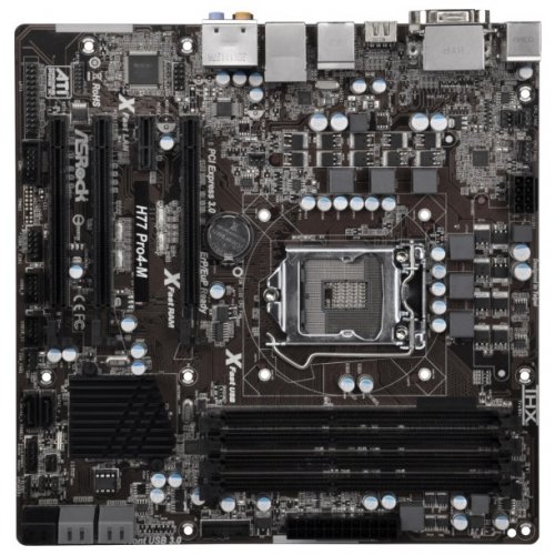 Продать Материнская плата AsRock H77 PRO4-M (s1155, Intel H77) по Trade-In интернет-магазине Телемарт - Киев, Днепр, Украина фото