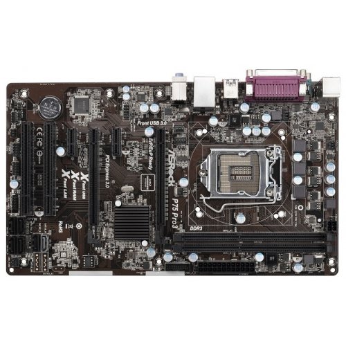 Продати Материнська плата AsRock P75 PRO3 (s1155, Intel B75) за Trade-In у інтернет-магазині Телемарт - Київ, Дніпро, Україна фото