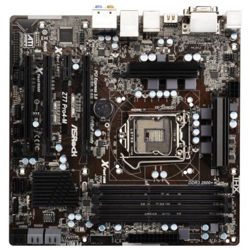 Продать Материнская плата AsRock Z77 PRO4-M (s1155, Intel Z77) по Trade-In интернет-магазине Телемарт - Киев, Днепр, Украина фото