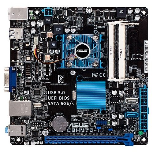 Продати Материнська плата Asus C8HM70-I/HDMI (Celeron 847, Intel HM70) за Trade-In у інтернет-магазині Телемарт - Київ, Дніпро, Україна фото