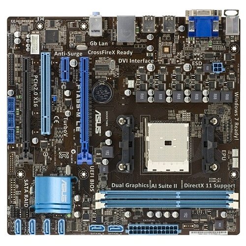 Продать Материнская плата Asus F1A55-M LE (sFM1, AMD A55E) по Trade-In интернет-магазине Телемарт - Киев, Днепр, Украина фото