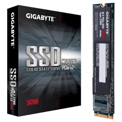 Продать SSD-диск Gigabyte 512GB M.2 (2280 PCI-E) NVMe x2 (GP-GSM2NE8512GNTD) по Trade-In интернет-магазине Телемарт - Киев, Днепр, Украина фото