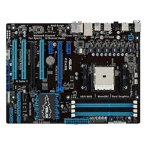 Продати Материнська плата Asus F2A55 (sFM2, AMD A55) за Trade-In у інтернет-магазині Телемарт - Київ, Дніпро, Україна фото