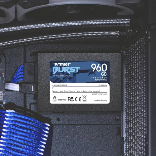 Продати SSD-диск Patriot Burst 960GB TLC 2.5" (PBU960GS25SSDR) за Trade-In у інтернет-магазині Телемарт - Київ, Дніпро, Україна фото