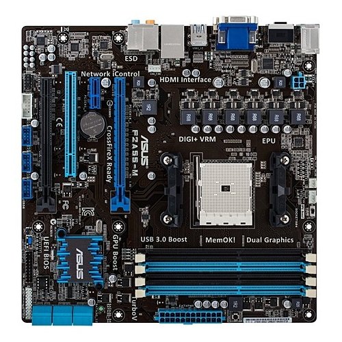 Продати Материнська плата Asus F2A55-M (sFM2, AMD A55) за Trade-In у інтернет-магазині Телемарт - Київ, Дніпро, Україна фото