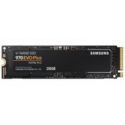 Photo SSD Drive Samsung 970 Evo Plus V-NAND MLC 250GB M.2 (2280 PCI-E) (MZ-V7S250BW)
