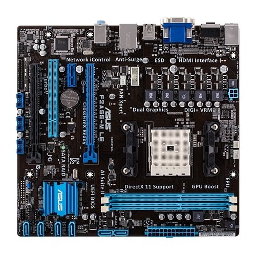 Продати Материнська плата Asus F2A55-M LE (sFM2, AMD A55) за Trade-In у інтернет-магазині Телемарт - Київ, Дніпро, Україна фото