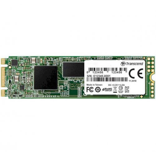 Фото SSD-диск Transcend MTS830S 3D NAND 256GB M.2 (2280 SATA) (TS256GMTS830S)