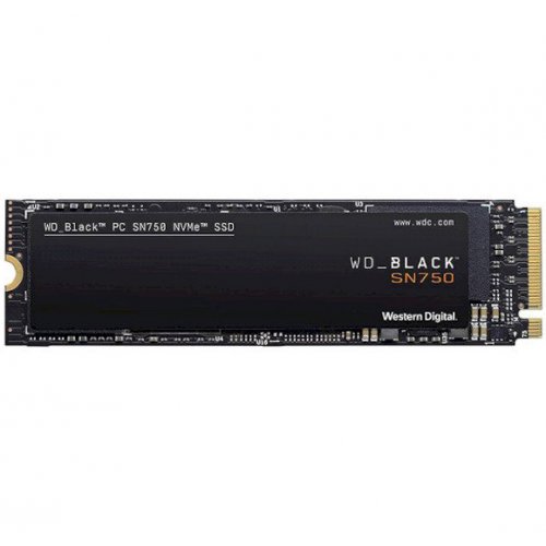 Фото SSD-диск Western Digital Black SN750 500GB M.2 (2280 PCI-E) NVMe x4 (WDS500G3X0C)