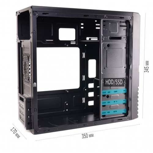 Фото Корпус QUBE QB05M 400W (QB05M_MN4U2) Black