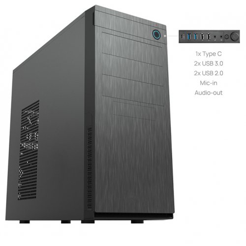 Photo CHIEFTEC Elox без БП (HC-10B-OP) Black
