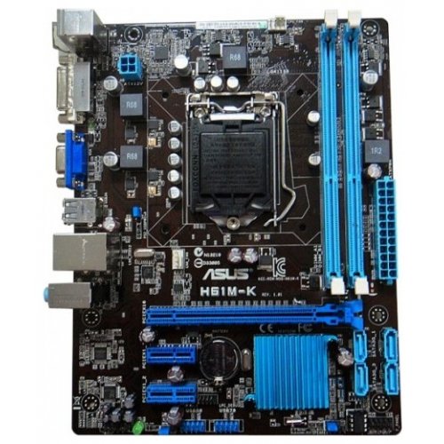 Продать Материнская плата Asus H61M-K OEM (s1155, Intel H61) по Trade-In интернет-магазине Телемарт - Киев, Днепр, Украина фото