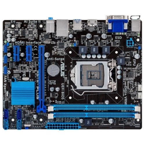 Продати Материнська плата Asus H61M-PLUS (s1155, Intel H61) за Trade-In у інтернет-магазині Телемарт - Київ, Дніпро, Україна фото