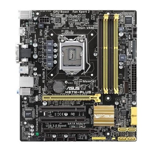 Продати Материнська плата Asus H87M-PLUS (s1150, Intel H87) за Trade-In у інтернет-магазині Телемарт - Київ, Дніпро, Україна фото