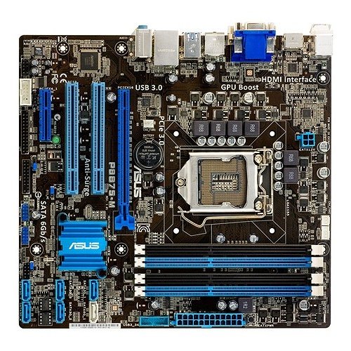 Продати Материнська плата Asus P8B75-M (s1155, Intel B75) за Trade-In у інтернет-магазині Телемарт - Київ, Дніпро, Україна фото