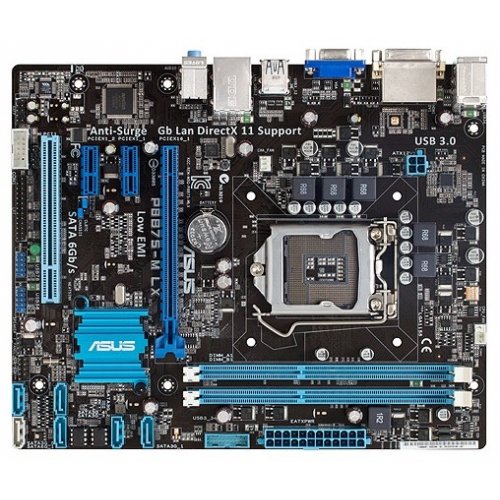 Продать Материнская плата Asus P8B75-M LX (s1155, Intel B75) по Trade-In интернет-магазине Телемарт - Киев, Днепр, Украина фото