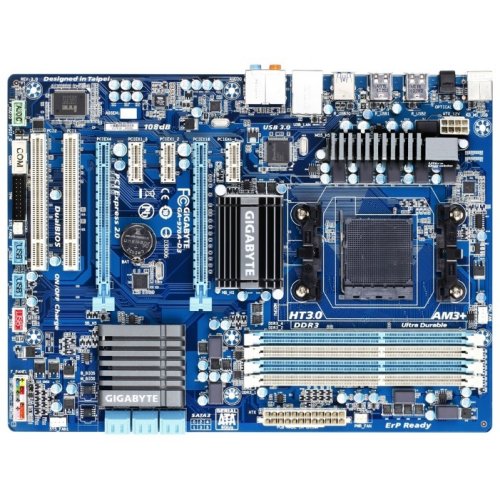 Продати Материнська плата Gigabyte GA-970A-D3 (sAM3+, AMD 970) за Trade-In у інтернет-магазині Телемарт - Київ, Дніпро, Україна фото