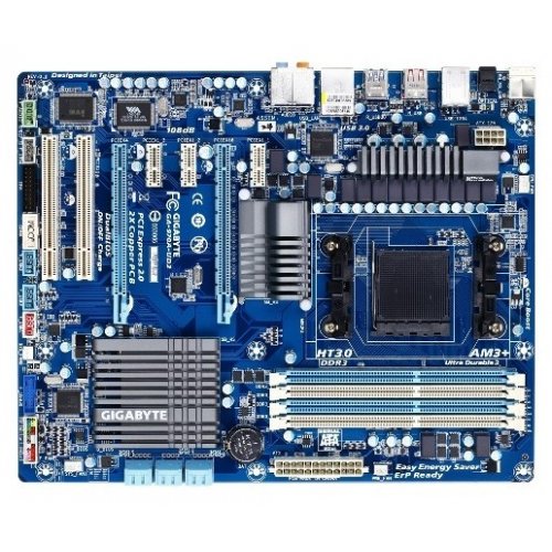 Продать Материнская плата Gigabyte GA-970A-UD3 (sAM3+, AMD 970) по Trade-In интернет-магазине Телемарт - Киев, Днепр, Украина фото