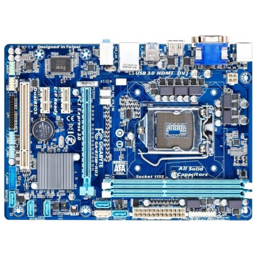 Продати Материнська плата Gigabyte GA-B75M-HD3 (s1155, Intel B75) за Trade-In у інтернет-магазині Телемарт - Київ, Дніпро, Україна фото