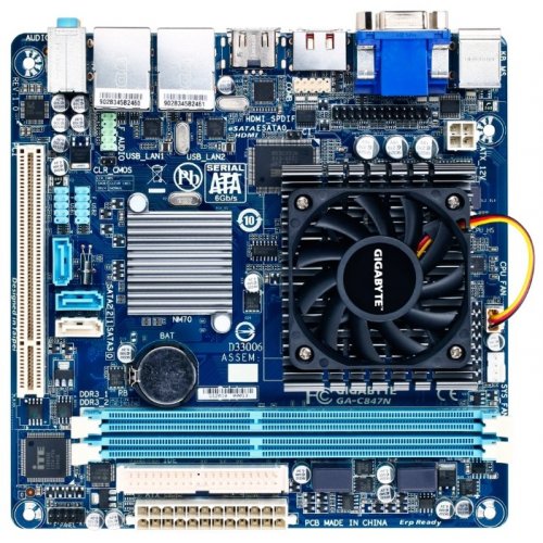 Продати Материнська плата Gigabyte GA-C847N (Celeron 847, Intel NM70) за Trade-In у інтернет-магазині Телемарт - Київ, Дніпро, Україна фото