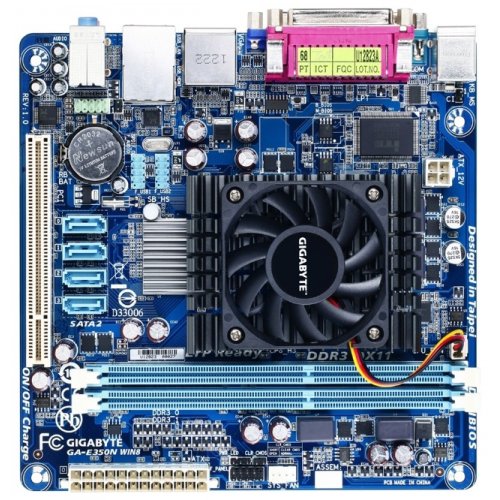 Продати Материнська плата Gigabyte GA-E350N-WIN8 (AMD-E350D, AMD A45) за Trade-In у інтернет-магазині Телемарт - Київ, Дніпро, Україна фото