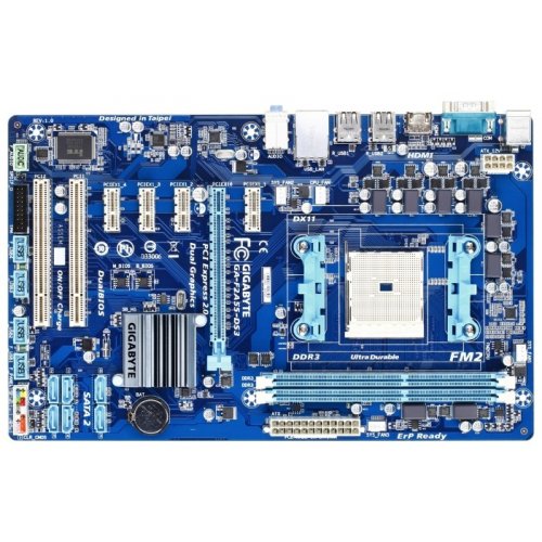 Продати Материнська плата Gigabyte GA-F2A55-DS3 (sFM2, AMD A55) за Trade-In у інтернет-магазині Телемарт - Київ, Дніпро, Україна фото