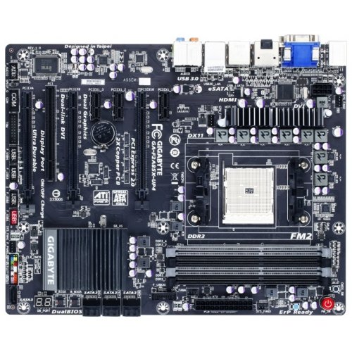 Продать Материнская плата Gigabyte GA-F2A85X-UP4 (sFM2, AMD A85X) по Trade-In интернет-магазине Телемарт - Киев, Днепр, Украина фото
