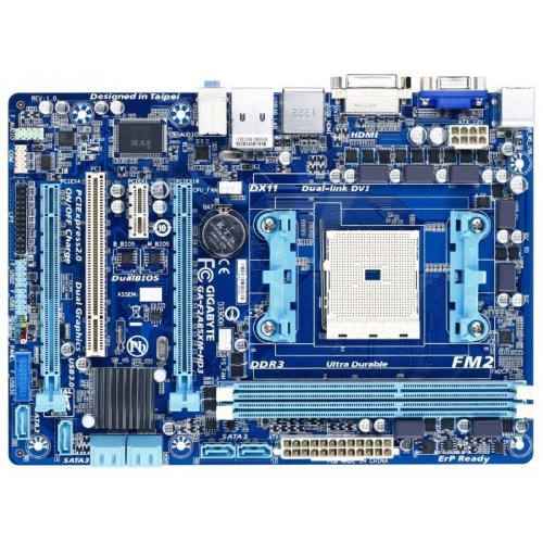 Продати Материнська плата Gigabyte GA-F2A85XM-HD3 (sFM2, AMD A85X) за Trade-In у інтернет-магазині Телемарт - Київ, Дніпро, Україна фото