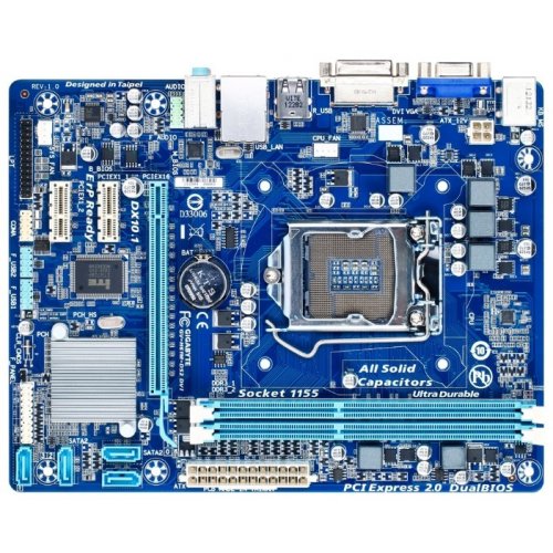 Продати Материнська плата Gigabyte GA-H61M-DS2 DVI (s1155, Intel H61) за Trade-In у інтернет-магазині Телемарт - Київ, Дніпро, Україна фото
