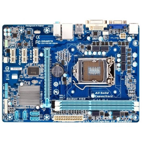 Продати Материнська плата Gigabyte GA-H61M-DS2V (s1155, Intel H61) за Trade-In у інтернет-магазині Телемарт - Київ, Дніпро, Україна фото