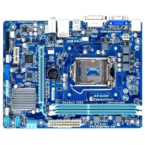 Продать Материнская плата Gigabyte GA-H61M-USB3V (s1155, Intel H61) по Trade-In интернет-магазине Телемарт - Киев, Днепр, Украина фото