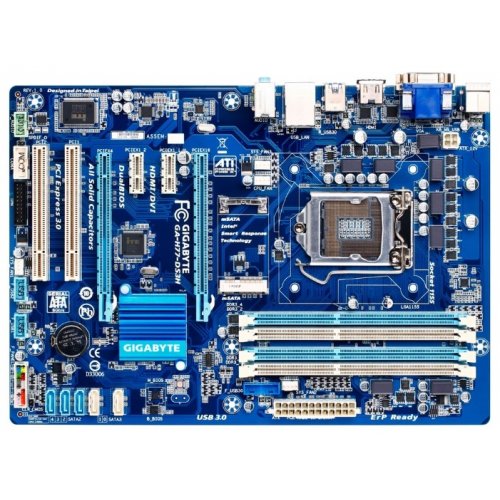 Продать Материнская плата Gigabyte GA-H77-DS3H (s1155, Intel H77) по Trade-In интернет-магазине Телемарт - Киев, Днепр, Украина фото