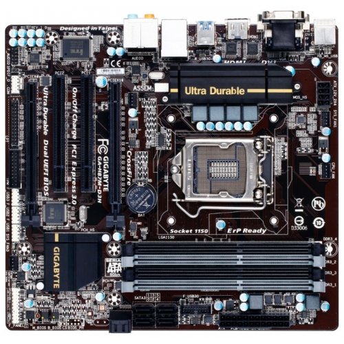 Продать Материнская плата Gigabyte GA-H87M-D3H (s1150, Intel H87) по Trade-In интернет-магазине Телемарт - Киев, Днепр, Украина фото