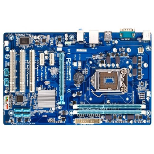 Продати Материнська плата Gigabyte GA-P61-S3 (s1155, Intel H61) за Trade-In у інтернет-магазині Телемарт - Київ, Дніпро, Україна фото