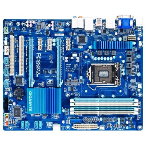 Продать Материнская плата Gigabyte GA-Z77-D3H (s1155, Intel Z77) по Trade-In интернет-магазине Телемарт - Киев, Днепр, Украина фото