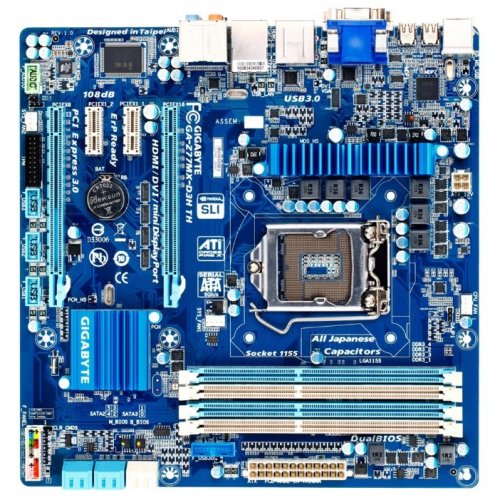 Продати Материнська плата Gigabyte GA-Z77MX-D3H TH (s1155, Intel Z77) за Trade-In у інтернет-магазині Телемарт - Київ, Дніпро, Україна фото