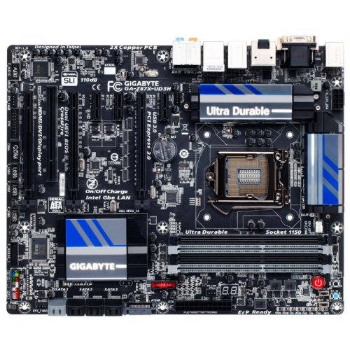 Продати Материнська плата Gigabyte GA-Z87X-UD3H (s1150, Intel Z87) за Trade-In у інтернет-магазині Телемарт - Київ, Дніпро, Україна фото
