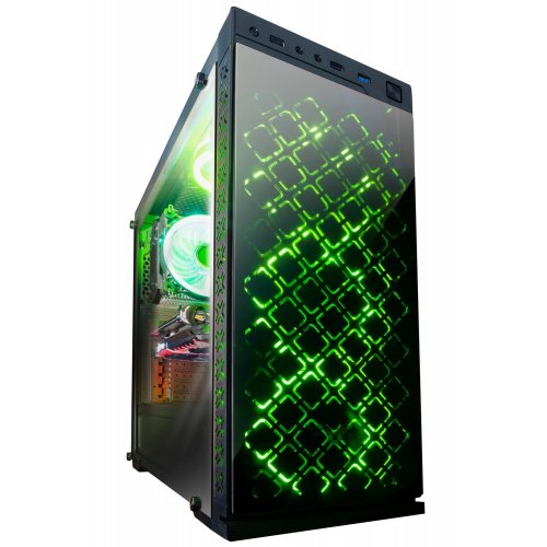 

Frime Illusion Green LED без БП (Illusion-U3-GLS-4GDRF) Black