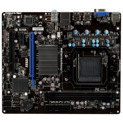 Продати Материнська плата MSI 760GM-P21 (FX) (sAM3+, AMD 760G) за Trade-In у інтернет-магазині Телемарт - Київ, Дніпро, Україна фото