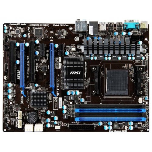 Продати Материнська плата MSI 970A-G46 (sAM3+, AMD 970) за Trade-In у інтернет-магазині Телемарт - Київ, Дніпро, Україна фото