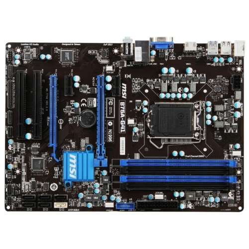 Продать Материнская плата MSI B75A-G41 (s1155, Intel B75) по Trade-In интернет-магазине Телемарт - Киев, Днепр, Украина фото