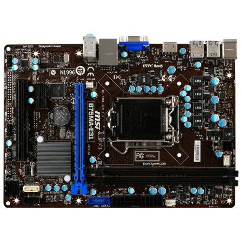 Продать Материнская плата MSI B75MA-E31 (s1155, Intel B75) по Trade-In интернет-магазине Телемарт - Киев, Днепр, Украина фото