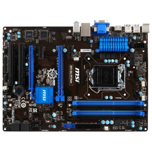 Продати Материнська плата MSI B85-G41 PC Mate (s1150, Intel B85) за Trade-In у інтернет-магазині Телемарт - Київ, Дніпро, Україна фото