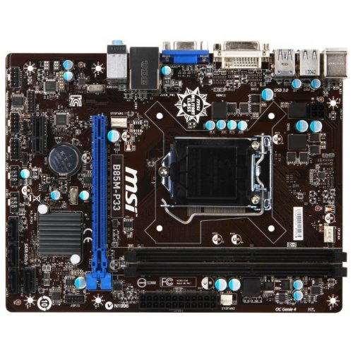 Продати Материнська плата MSI B85M-P33 (s1150, Intel B85) за Trade-In у інтернет-магазині Телемарт - Київ, Дніпро, Україна фото