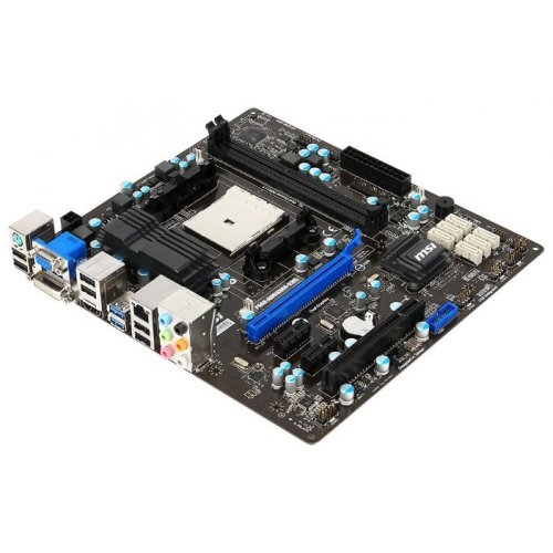 Продати Материнська плата MSI FM2-A85XMA-E35 (sFM2, AMD A85X) за Trade-In у інтернет-магазині Телемарт - Київ, Дніпро, Україна фото