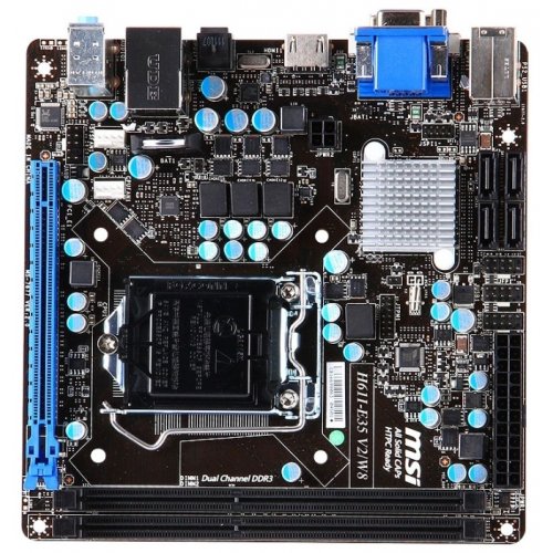 Продать Материнская плата MSI H61I-E35 V2/W8 (s1155, Intel H61) по Trade-In интернет-магазине Телемарт - Киев, Днепр, Украина фото