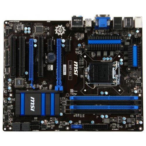 Продать Материнская плата MSI H87-G43 (s1150, Intel H87) по Trade-In интернет-магазине Телемарт - Киев, Днепр, Украина фото