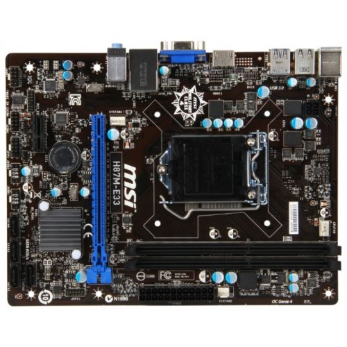 Продать Материнская плата MSI H87M-E33 (s1150, Intel H87) по Trade-In интернет-магазине Телемарт - Киев, Днепр, Украина фото