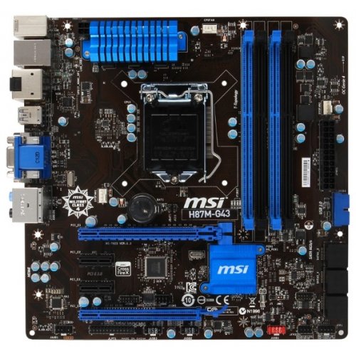 Продать Материнская плата MSI H87M-G43 (s1150, Intel H87) по Trade-In интернет-магазине Телемарт - Киев, Днепр, Украина фото